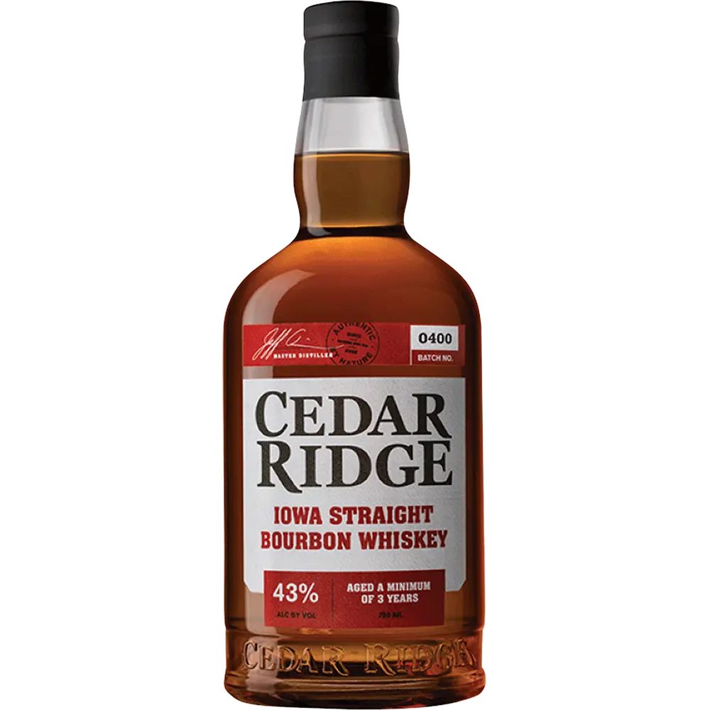 Cedar Ridge Iowa Bourbon Whiskey