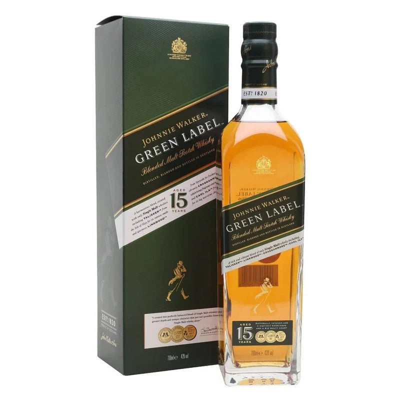 Johnnie Walker Green Label Blended Malt Scotch Whiskey