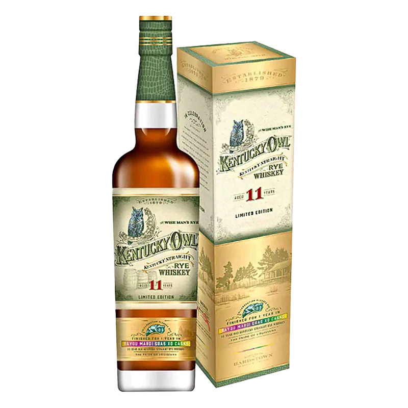 Kentucky Owl Mardi Gras Limited Edition 11-Year Straight Rye Whiskey
