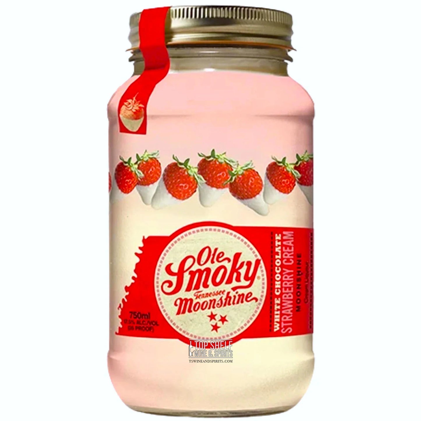 Ole Smoky White Chocolate Strawberry Cream Moonshine