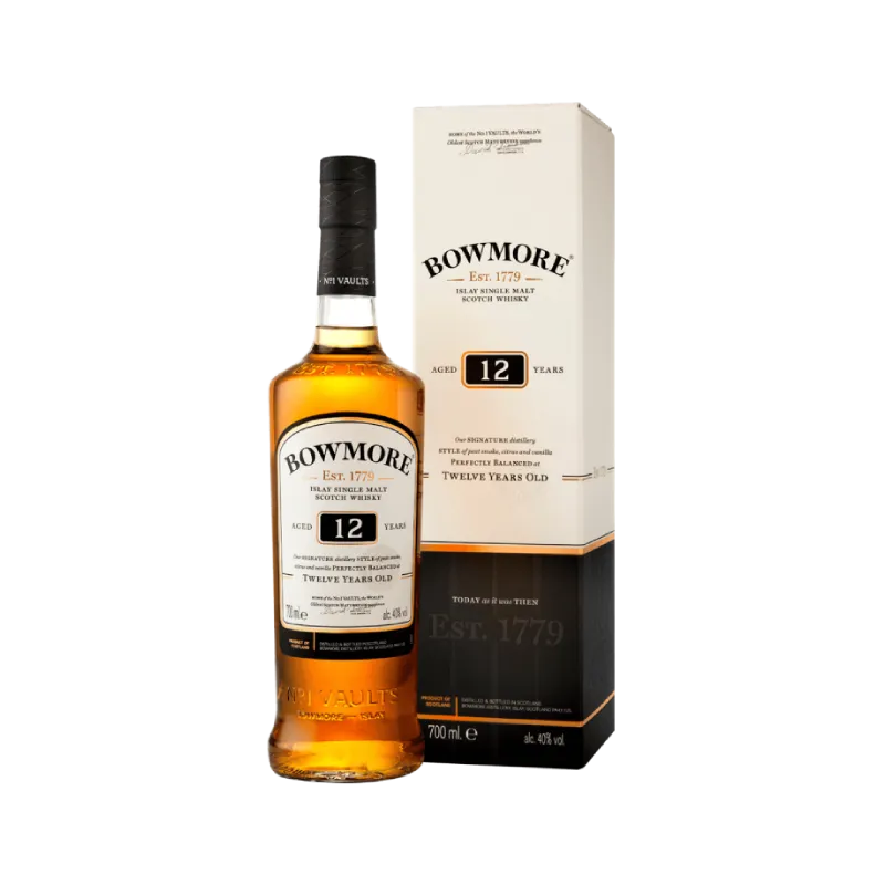 Bowmore 12 Year Old Islay Single Malt Scotch Whiskey