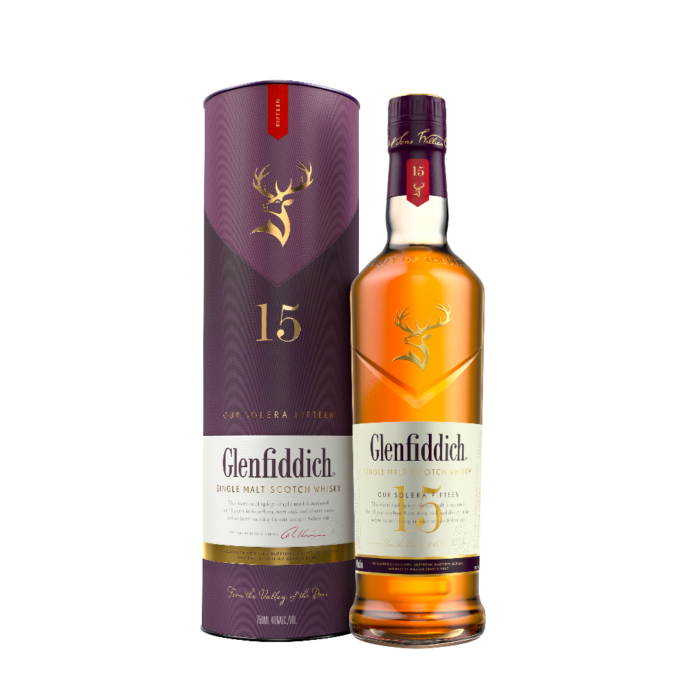 Glenfiddich 15 Year Old Solera Reserve Single Malt Scotch Whisky