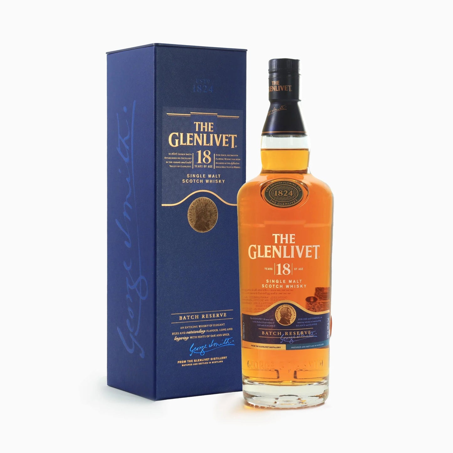 The Glenlivet 18 Year Single Malt Scotch Whiskey
