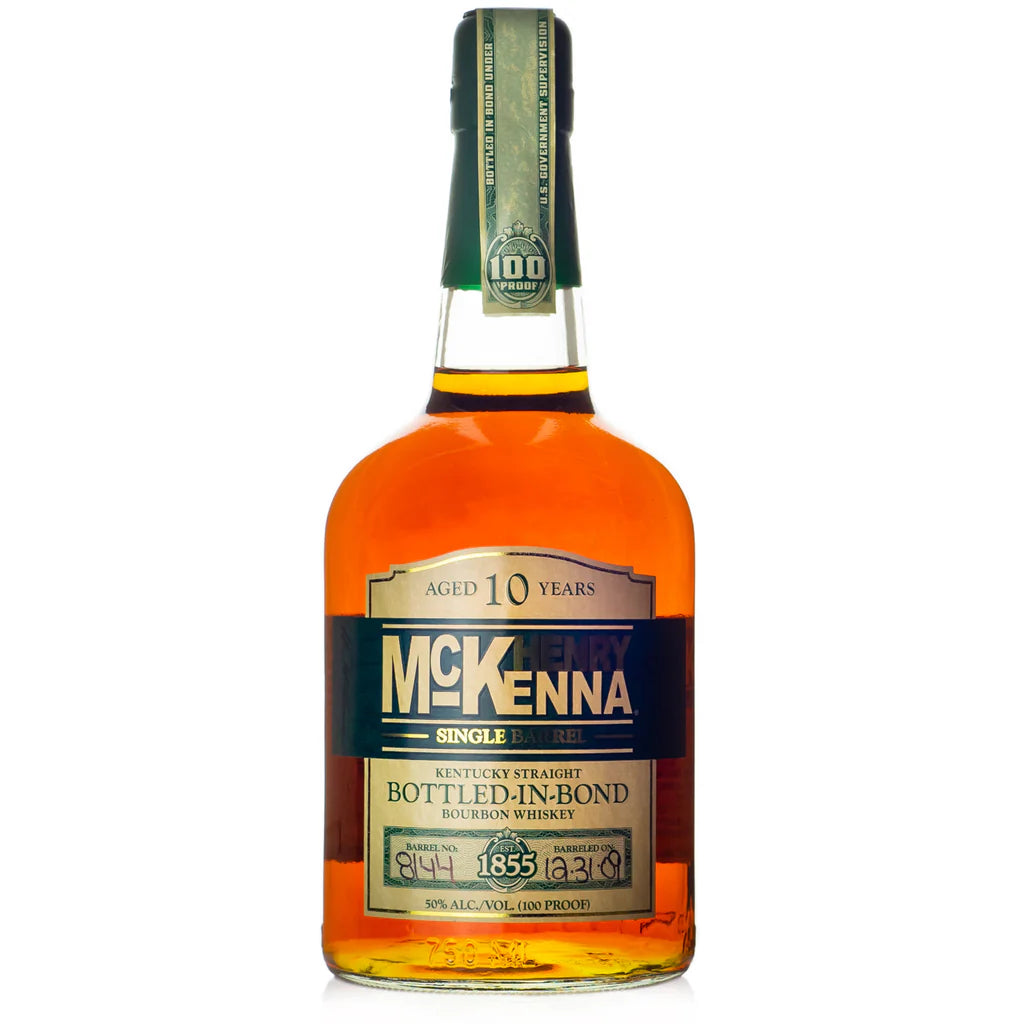 Henry Mckenna 10 Year Bottled In Bond Bourbon Whiskey