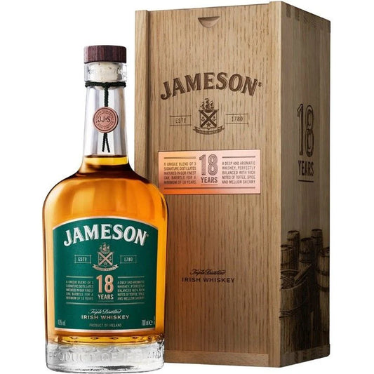 Jameson 18 Year Old Irish Whiskey