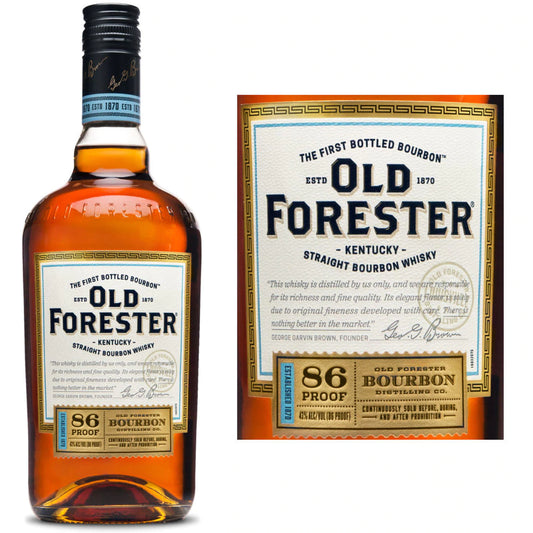 Old Forester 86 Proof Bourbon Whiskey