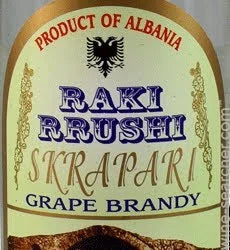 Raki Rrushi Skrapari Grape Brandy