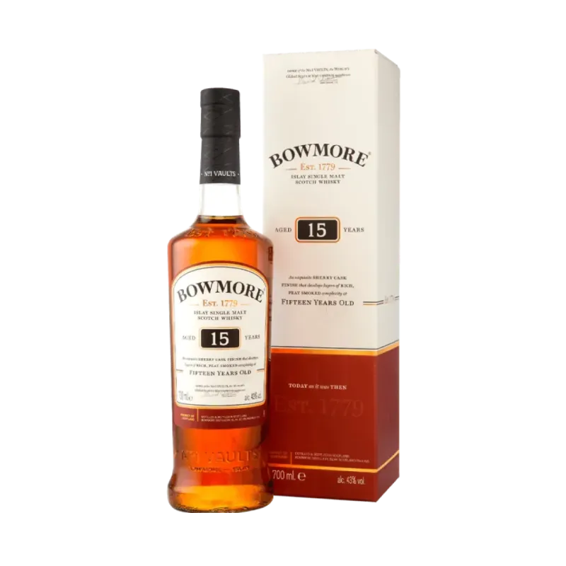Bowmore 15 Year Old Darkest Single Malt Scotch Whisky