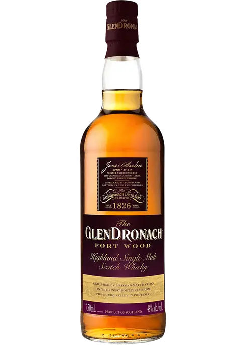 Glendronach Port Wood 10 Year Single Malt Scotch Whiskey
