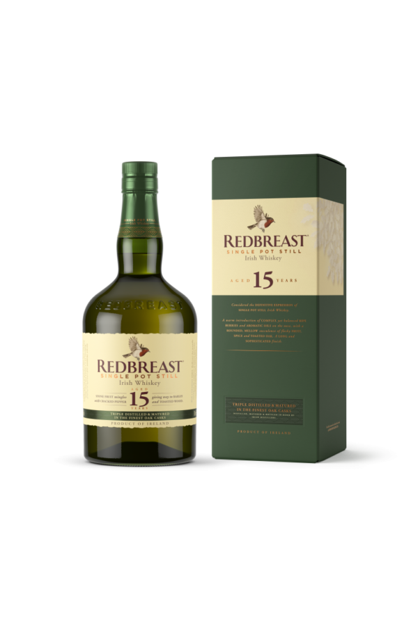 Red Breast 15 Year Old Irish Whiskey