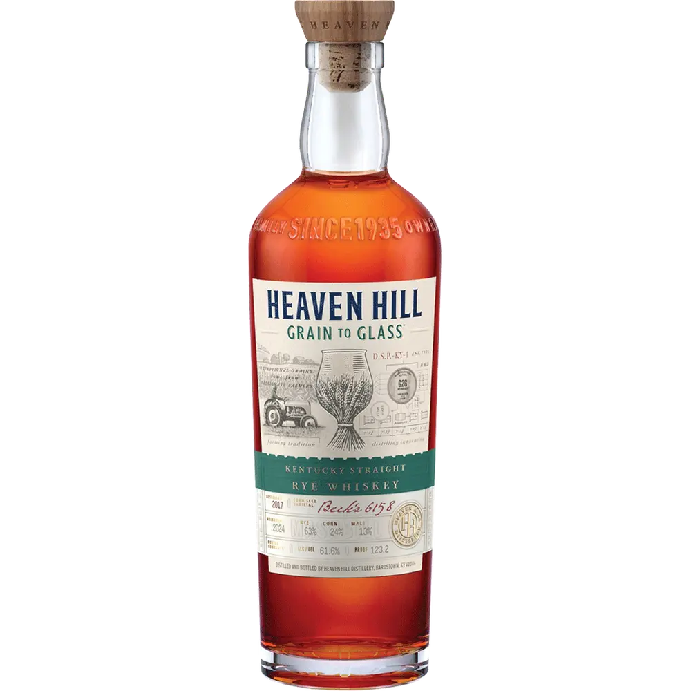 Heaven Hill Grain To Glass Rye Whiskey