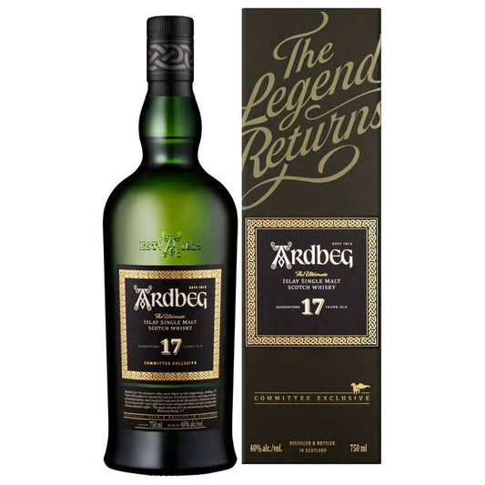 Ardbeg 17 Year Limited Committee Exclusive Edition Single Malt Scotch Whiskey
