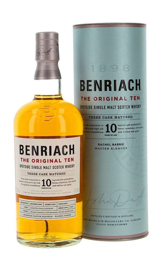 Benriach 10 Year Old Single Malt Scotch Whiskey