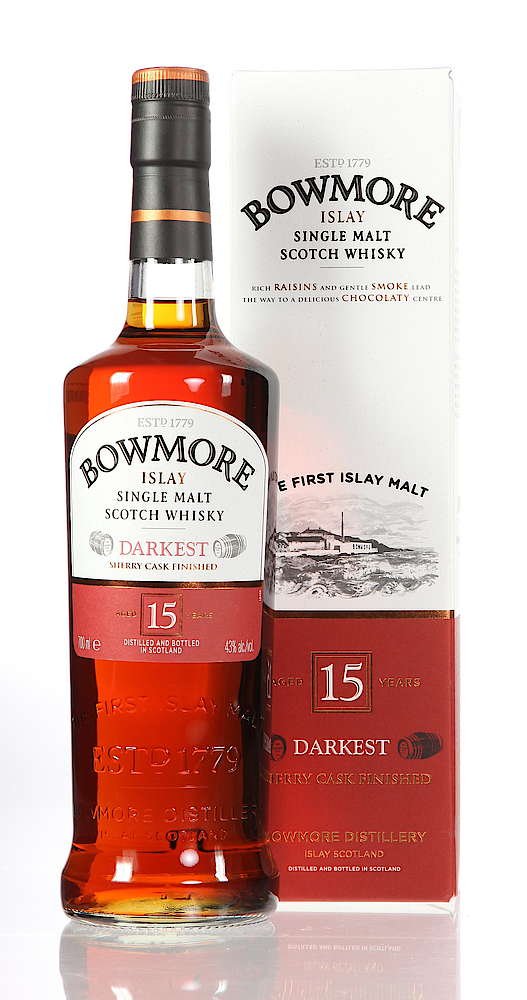 Bowmore 15 Year Old Darkest Single Malt Scotch Whisky
