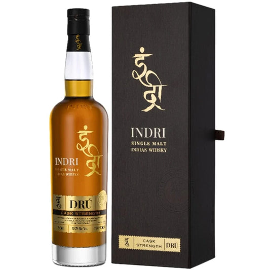 Indri Dru Cask Strength Single Malt Indian Whiskey