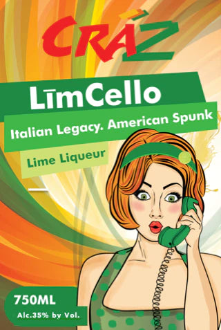 Craz LimCello Lime Liqueur