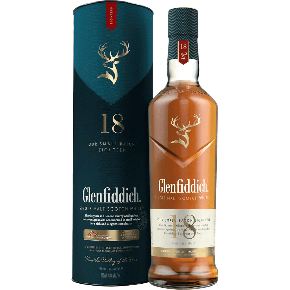 Glenfiddich 18 Year Old Single Malt Scotch Whisky