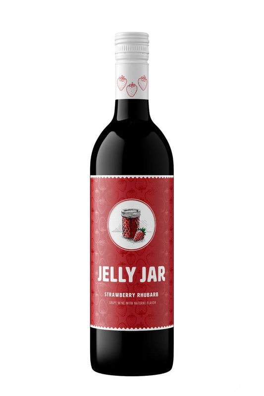 Jelly Jar Strawberry Rhubarb Wine