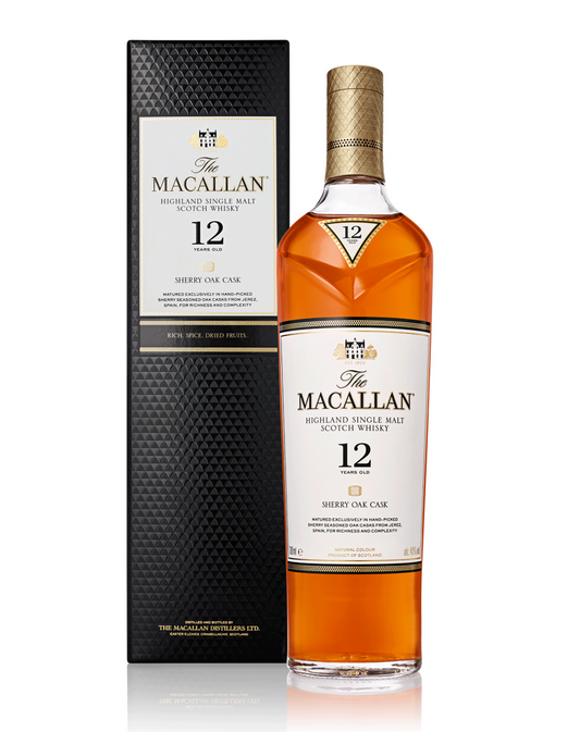 The Macallan Sherry Oak 12 Year Single Malt Scotch Whiskey