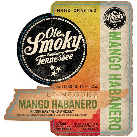 Ole Smoky Tennessee Mango Habanero  Whiskey