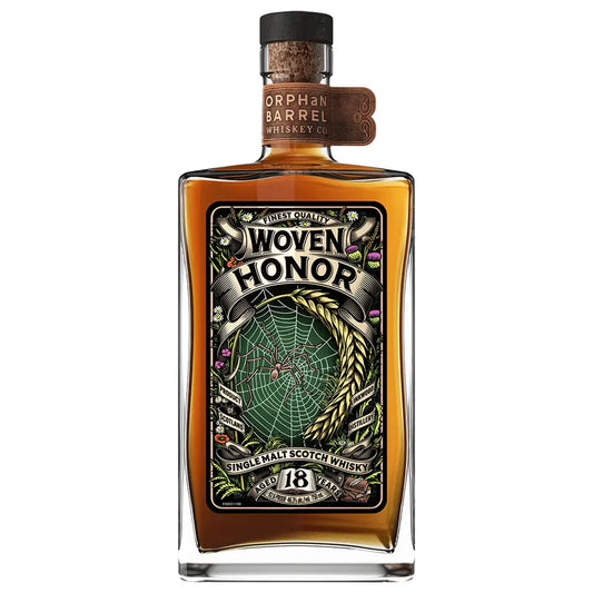 Woven Honor Single Malt Scotch Whiskey Aged 18 Years