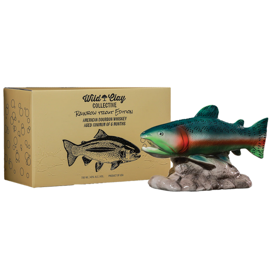 Wild Clay Collective Rainbow Trout Edition American Bourbon Whiskey