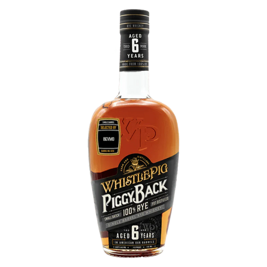 WhistlePig Piggy Back 6 Year Old Rye Whiskey