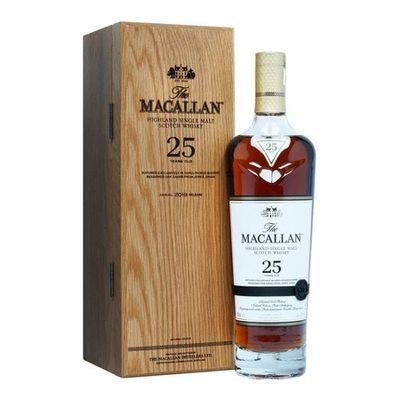 The Macallan Sherry Oak 25 Year Single Malt Scotch Whiskey
