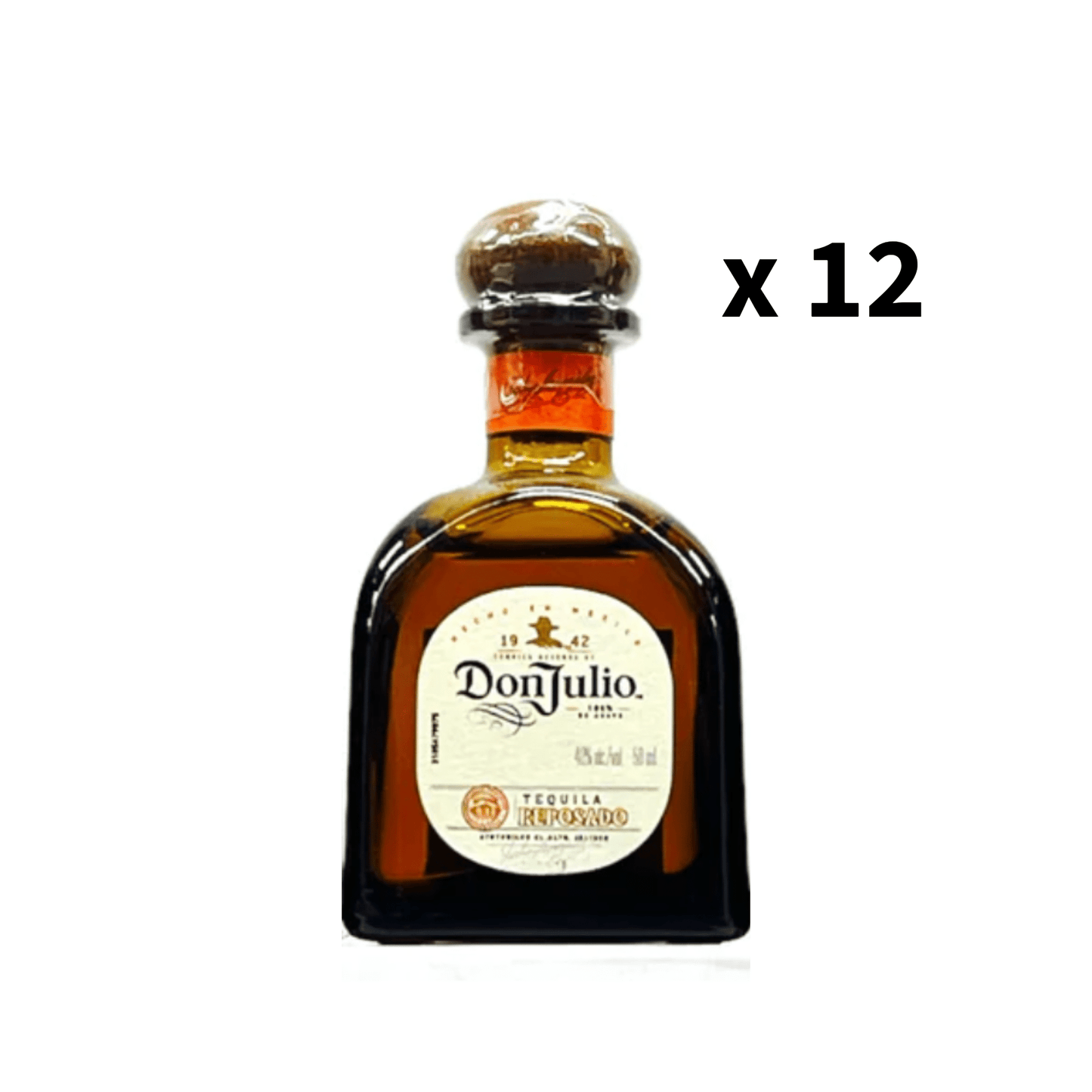 Don Julio Reposado Tequila (12 x 50ml)