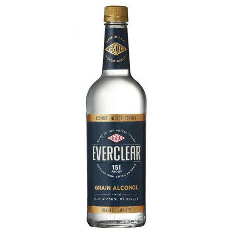 Everclear 151 Proof Grain Alcohol