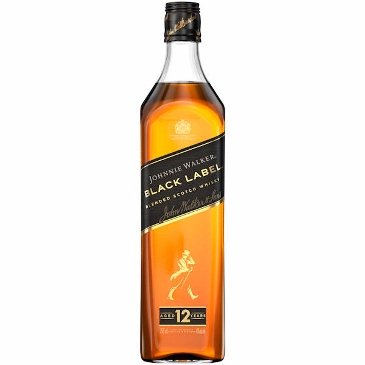 Johnnie Walker Black Label Blended Scotch Whiskey Aged 12 Years