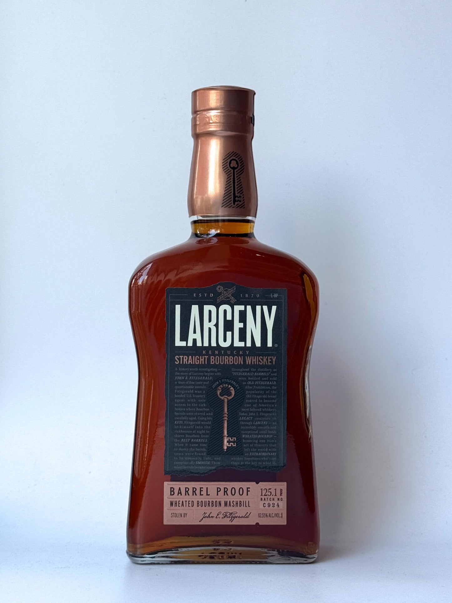 Larceny Barrel Proof Bourbon Whiskey