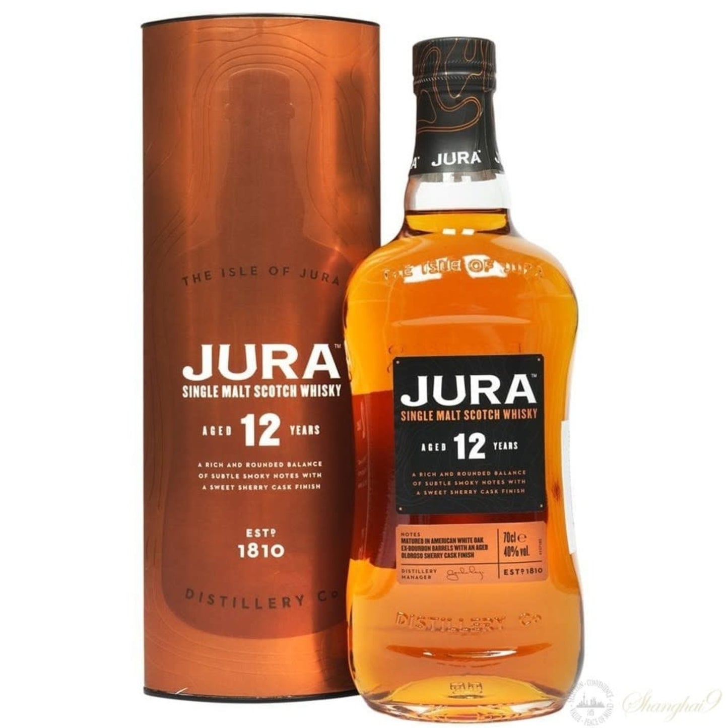 The Isle of Jura 12 Year Single Malt Scotch Whiskey