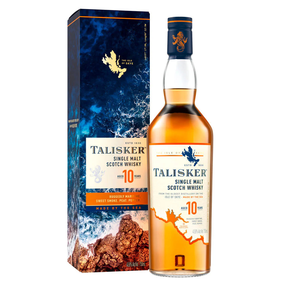 Talisker 10 Year Old Single Malt Scotch Whisky