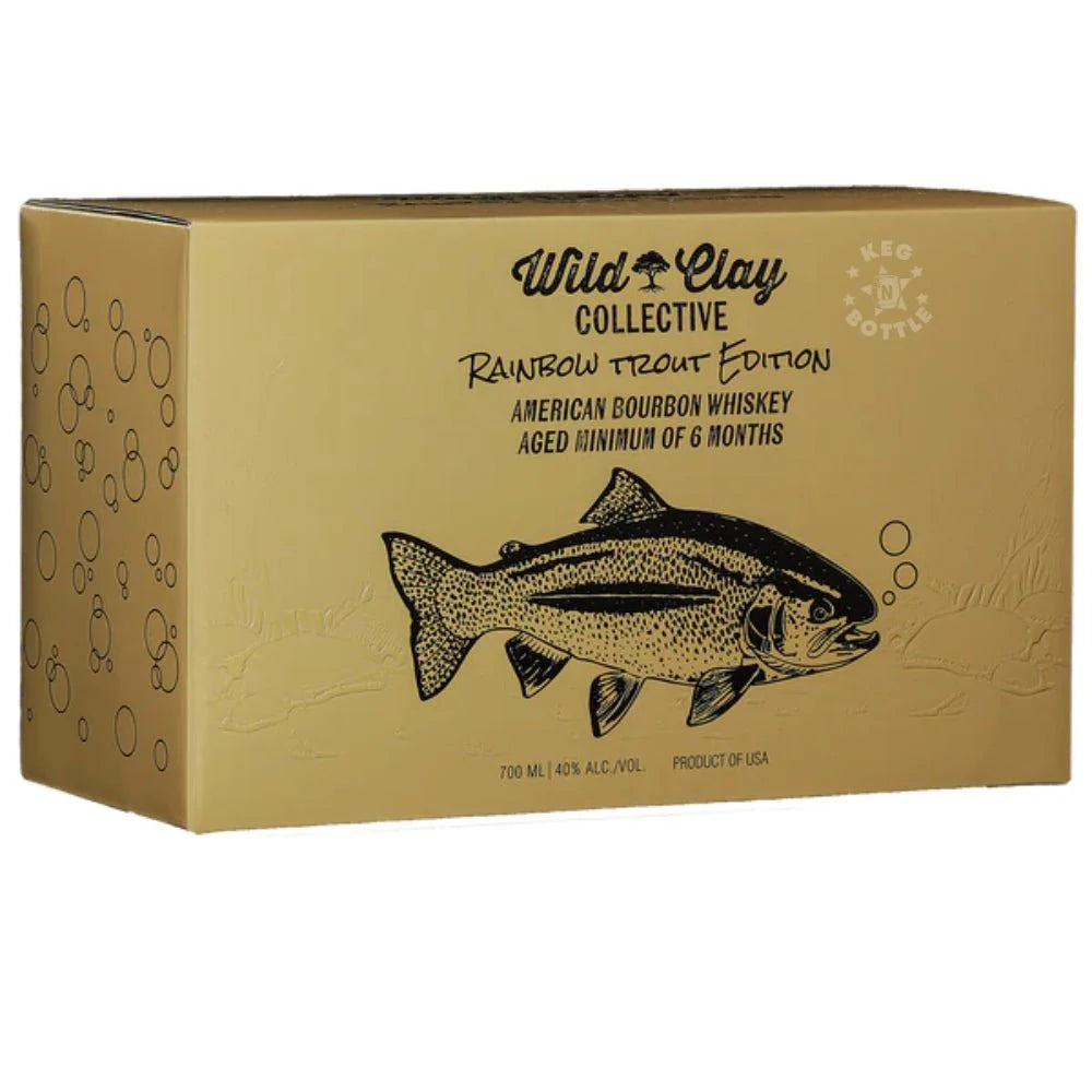Wild Clay Collective Rainbow Trout Edition American Bourbon Whiskey